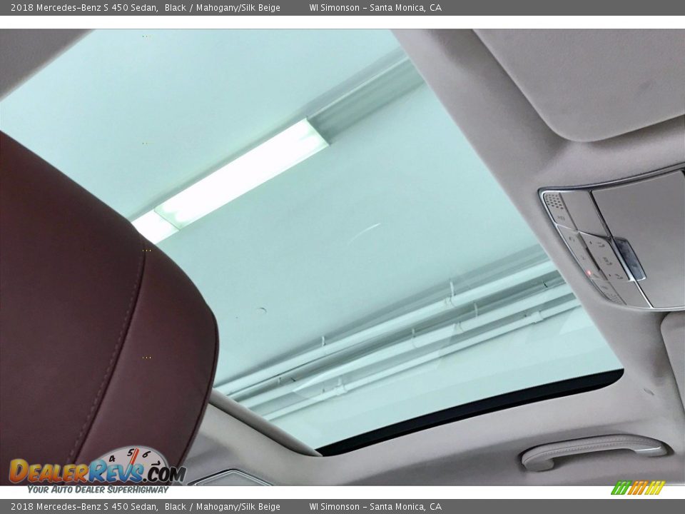 Sunroof of 2018 Mercedes-Benz S 450 Sedan Photo #25