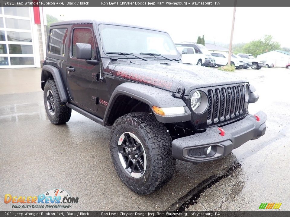 2021 Jeep Wrangler Rubicon 4x4 Black / Black Photo #7