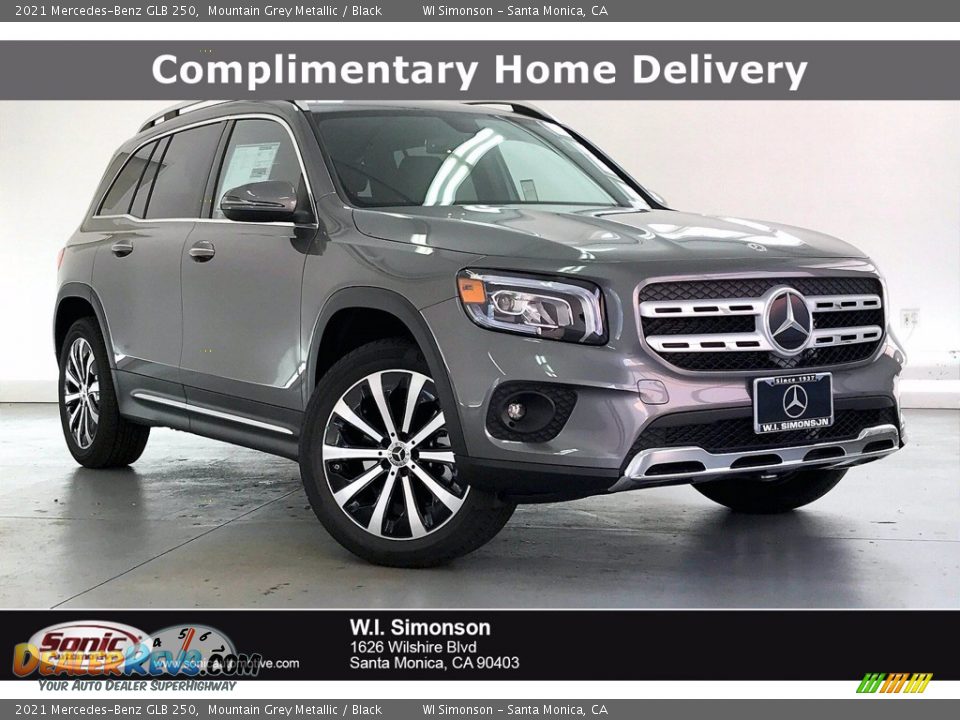 2021 Mercedes-Benz GLB 250 Mountain Grey Metallic / Black Photo #1