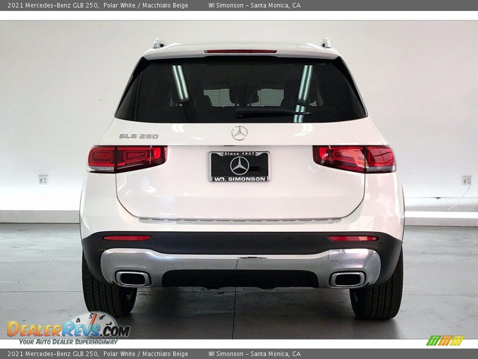 2021 Mercedes-Benz GLB 250 Polar White / Macchiato Beige Photo #2