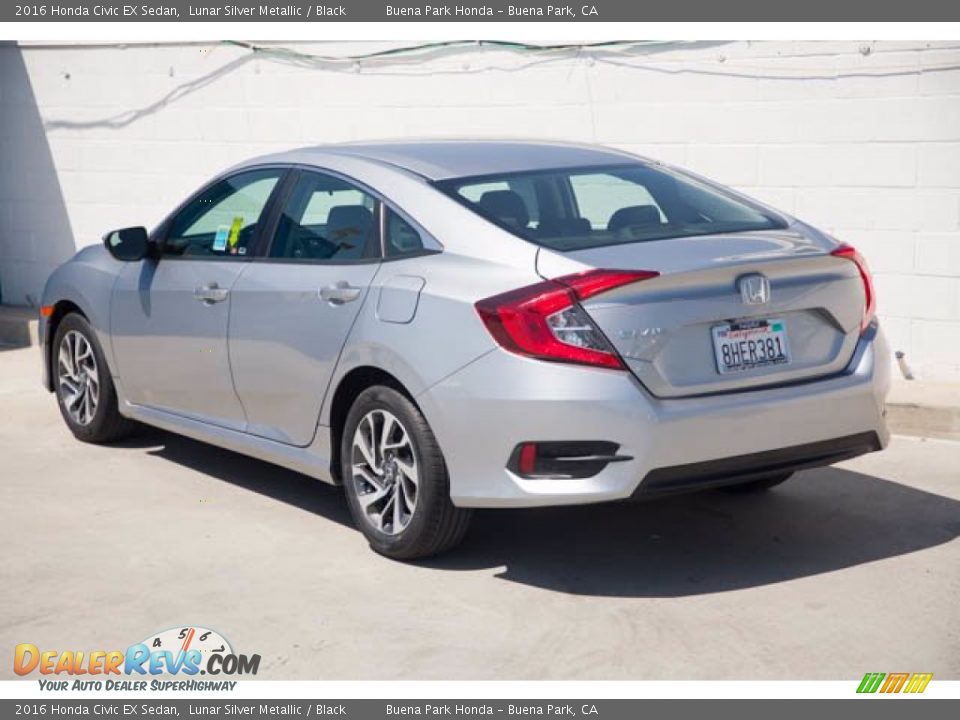 2016 Honda Civic EX Sedan Lunar Silver Metallic / Black Photo #2