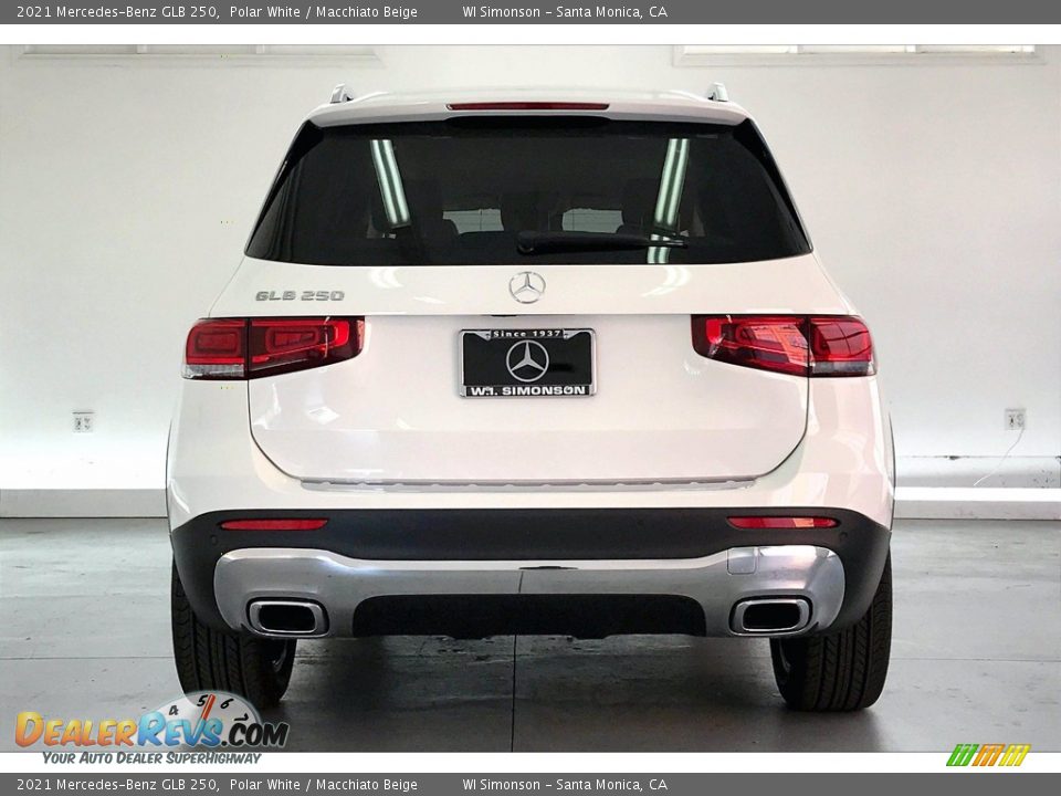 2021 Mercedes-Benz GLB 250 Polar White / Macchiato Beige Photo #3