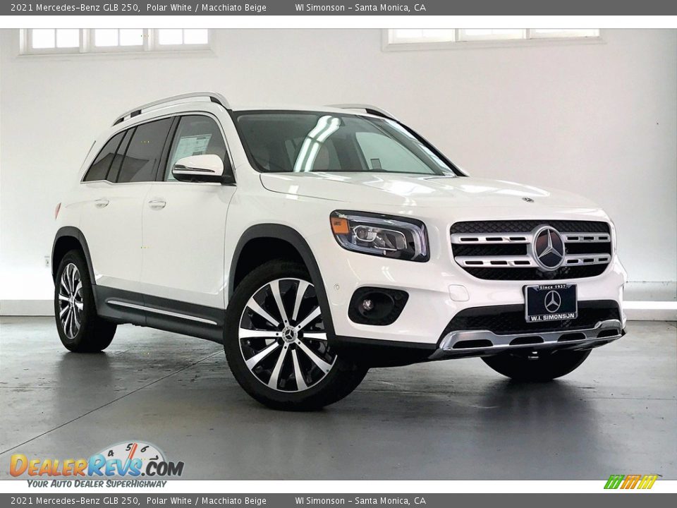 2021 Mercedes-Benz GLB 250 Polar White / Macchiato Beige Photo #12