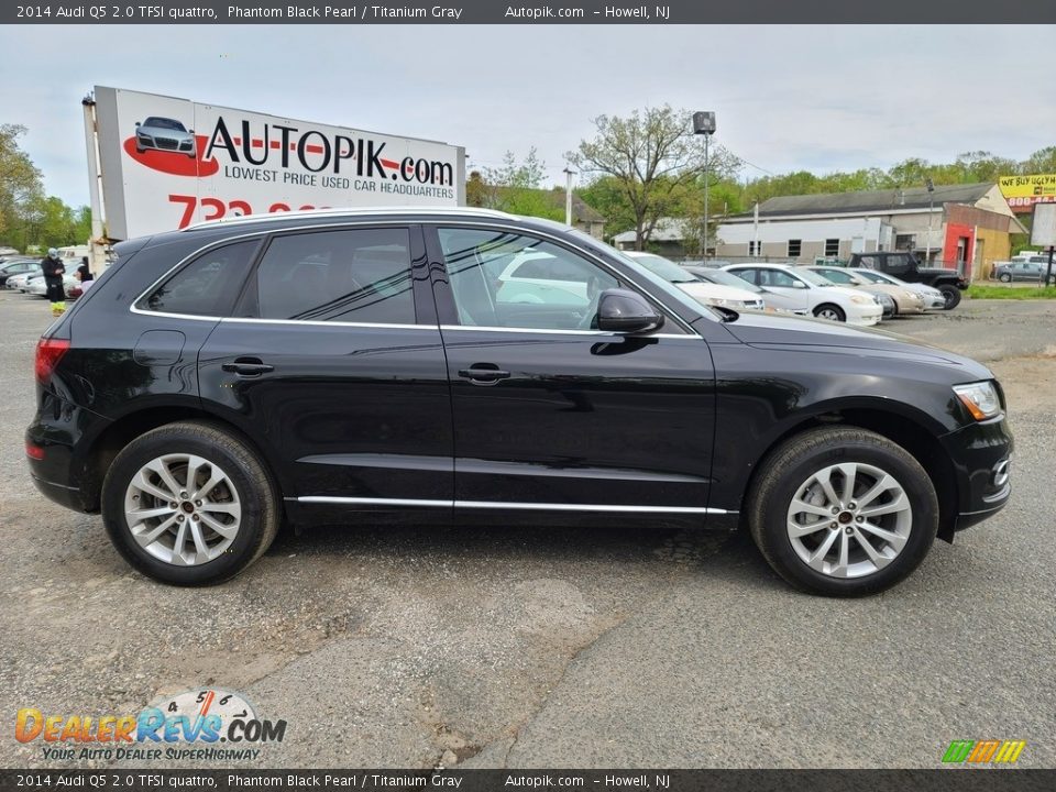 2014 Audi Q5 2.0 TFSI quattro Phantom Black Pearl / Titanium Gray Photo #3