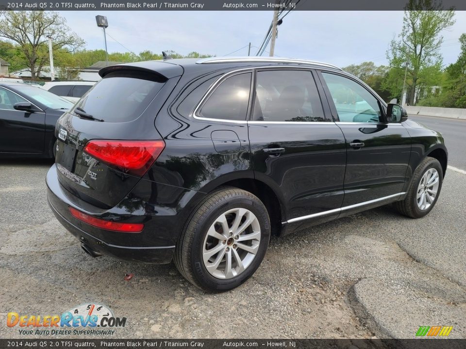 2014 Audi Q5 2.0 TFSI quattro Phantom Black Pearl / Titanium Gray Photo #4