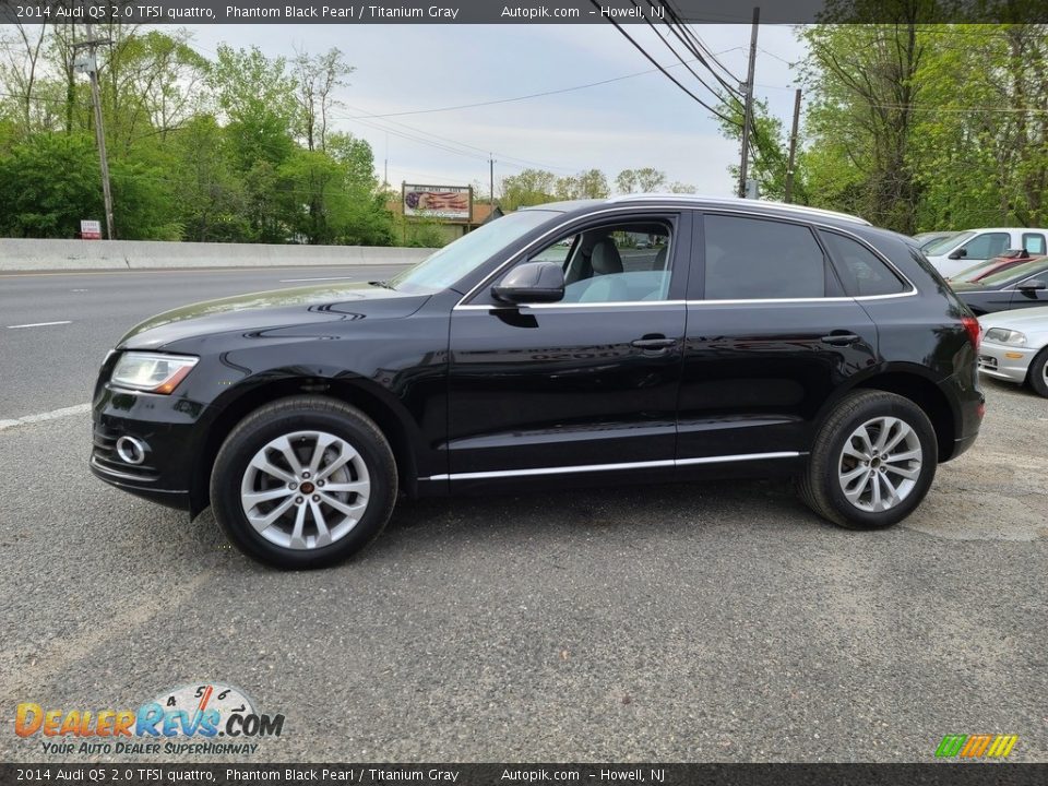 2014 Audi Q5 2.0 TFSI quattro Phantom Black Pearl / Titanium Gray Photo #8