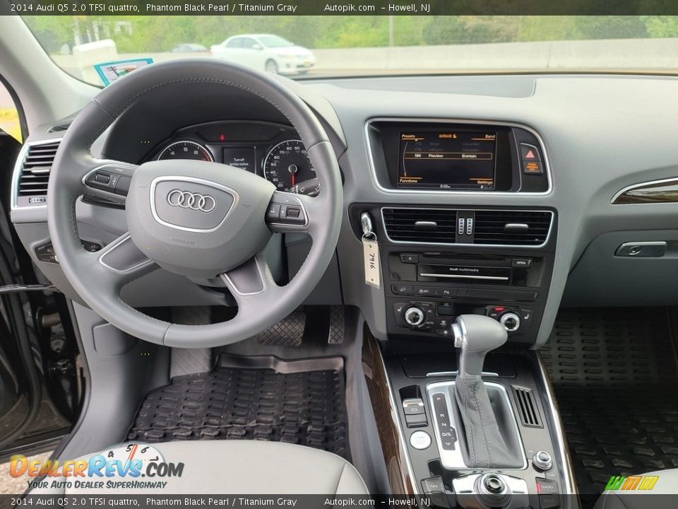 2014 Audi Q5 2.0 TFSI quattro Phantom Black Pearl / Titanium Gray Photo #14