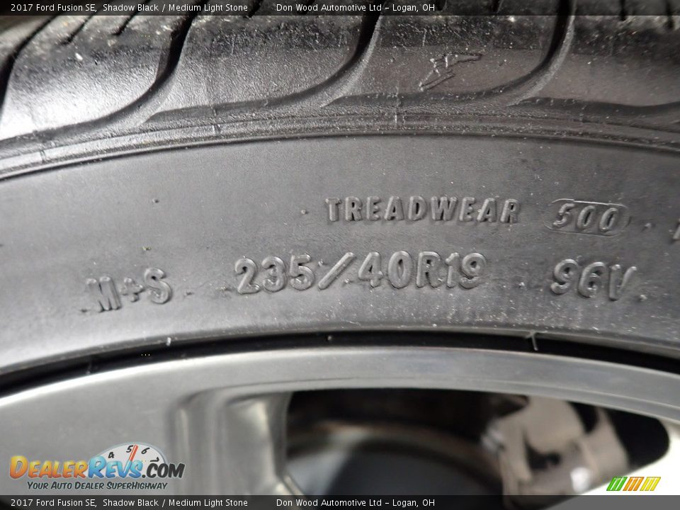 2017 Ford Fusion SE Shadow Black / Medium Light Stone Photo #19