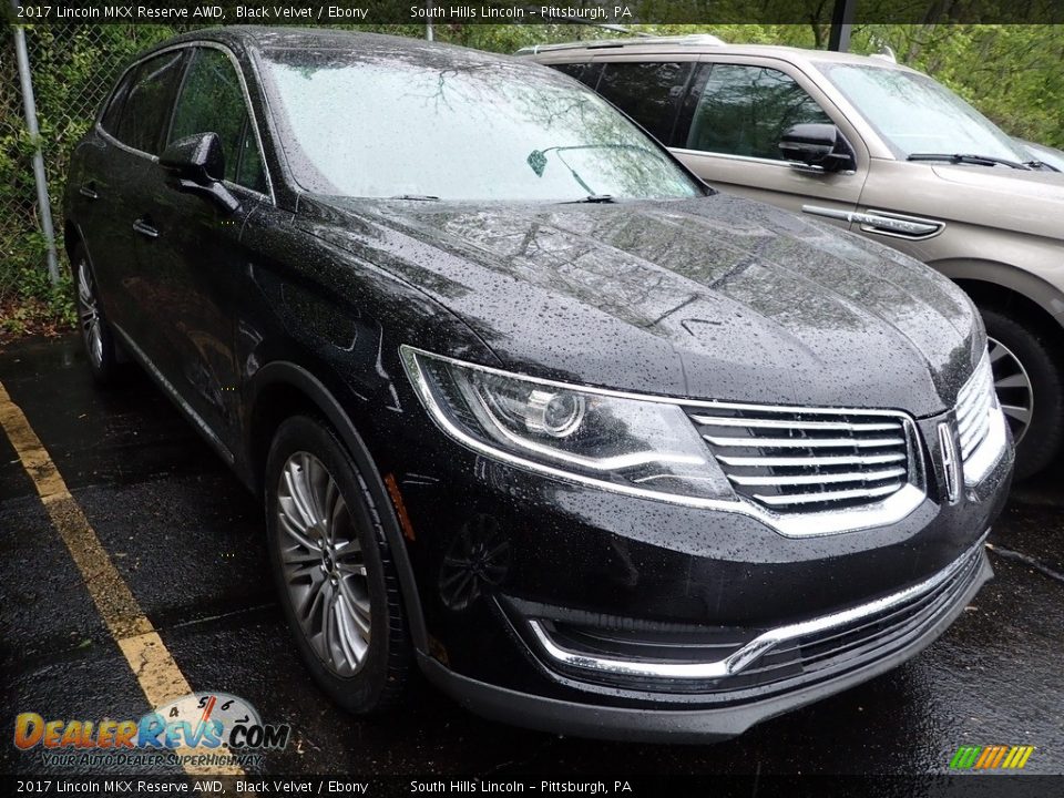 2017 Lincoln MKX Reserve AWD Black Velvet / Ebony Photo #4