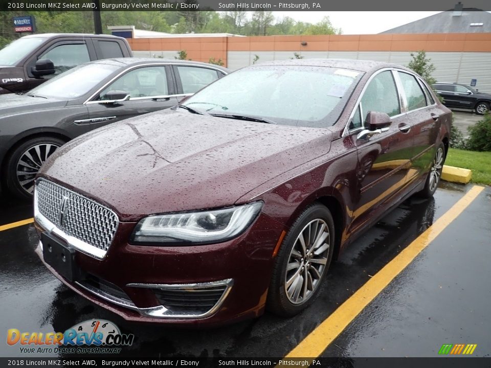 2018 Lincoln MKZ Select AWD Burgundy Velvet Metallic / Ebony Photo #1