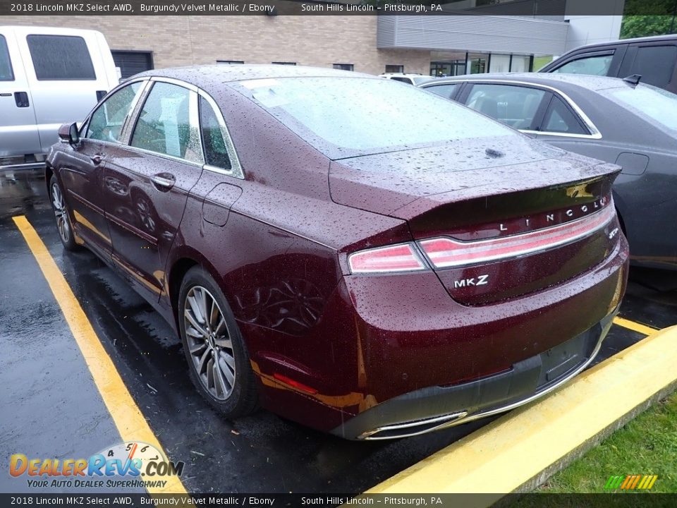 2018 Lincoln MKZ Select AWD Burgundy Velvet Metallic / Ebony Photo #2