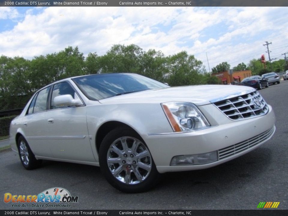 2008 Cadillac DTS Luxury White Diamond Tricoat / Ebony Photo #1