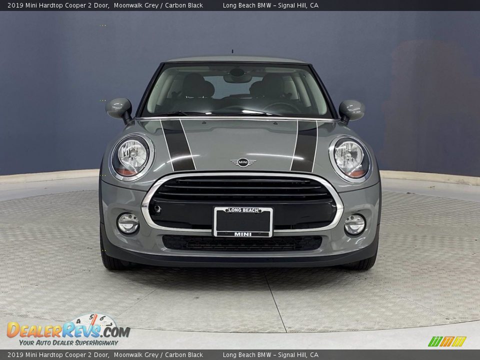 2019 Mini Hardtop Cooper 2 Door Moonwalk Grey / Carbon Black Photo #2