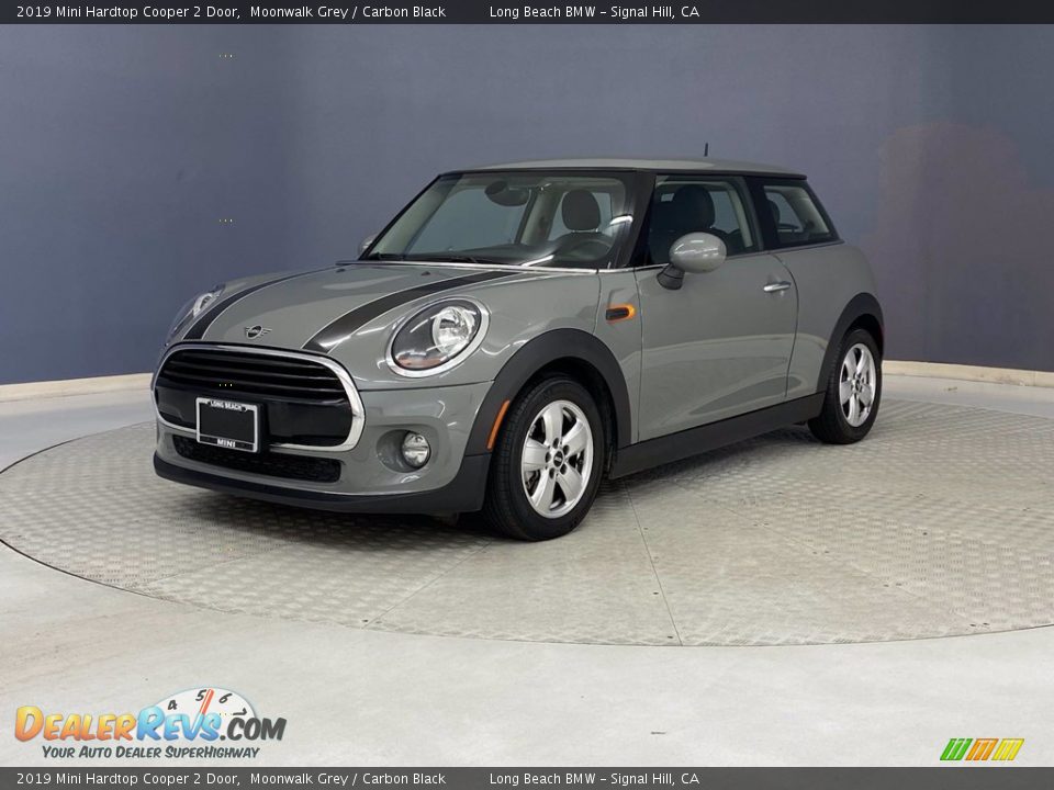 2019 Mini Hardtop Cooper 2 Door Moonwalk Grey / Carbon Black Photo #3