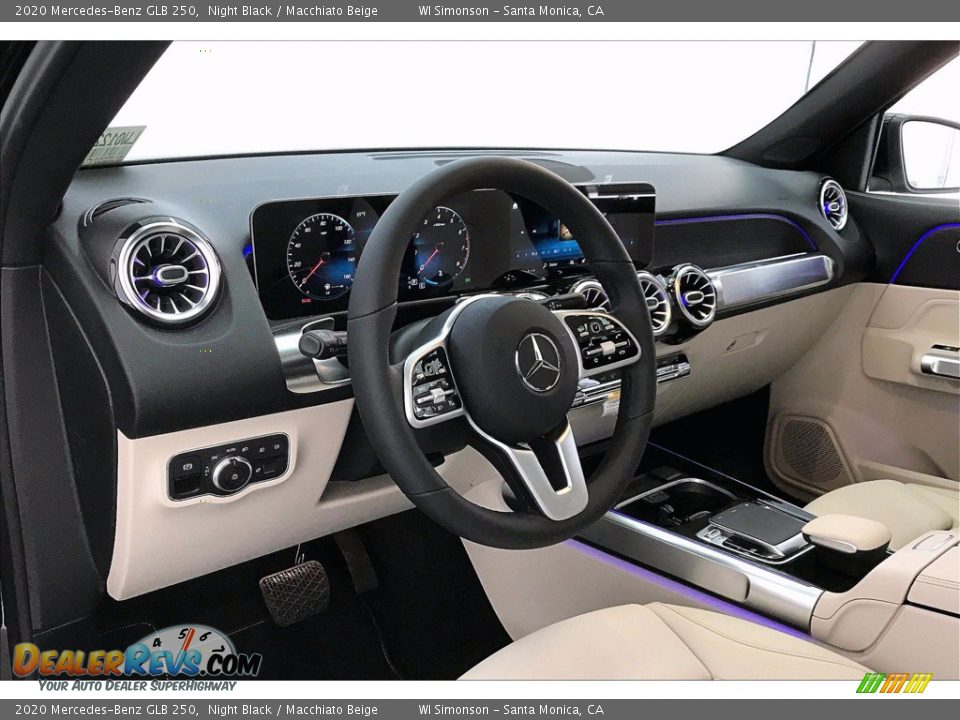 2020 Mercedes-Benz GLB 250 Night Black / Macchiato Beige Photo #4
