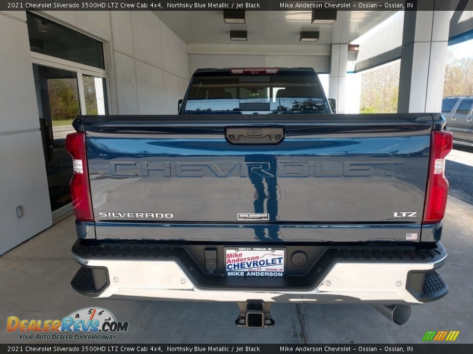 2021 Chevrolet Silverado 3500HD LTZ Crew Cab 4x4 Northsky Blue Metallic / Jet Black Photo #5