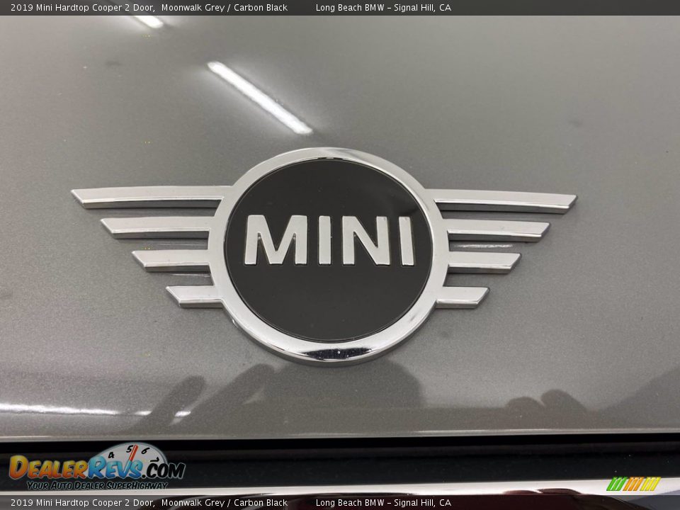 2019 Mini Hardtop Cooper 2 Door Moonwalk Grey / Carbon Black Photo #8