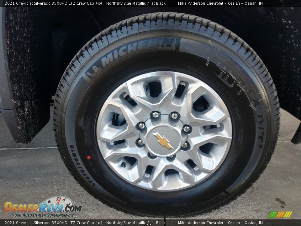 2021 Chevrolet Silverado 3500HD LTZ Crew Cab 4x4 Northsky Blue Metallic / Jet Black Photo #11