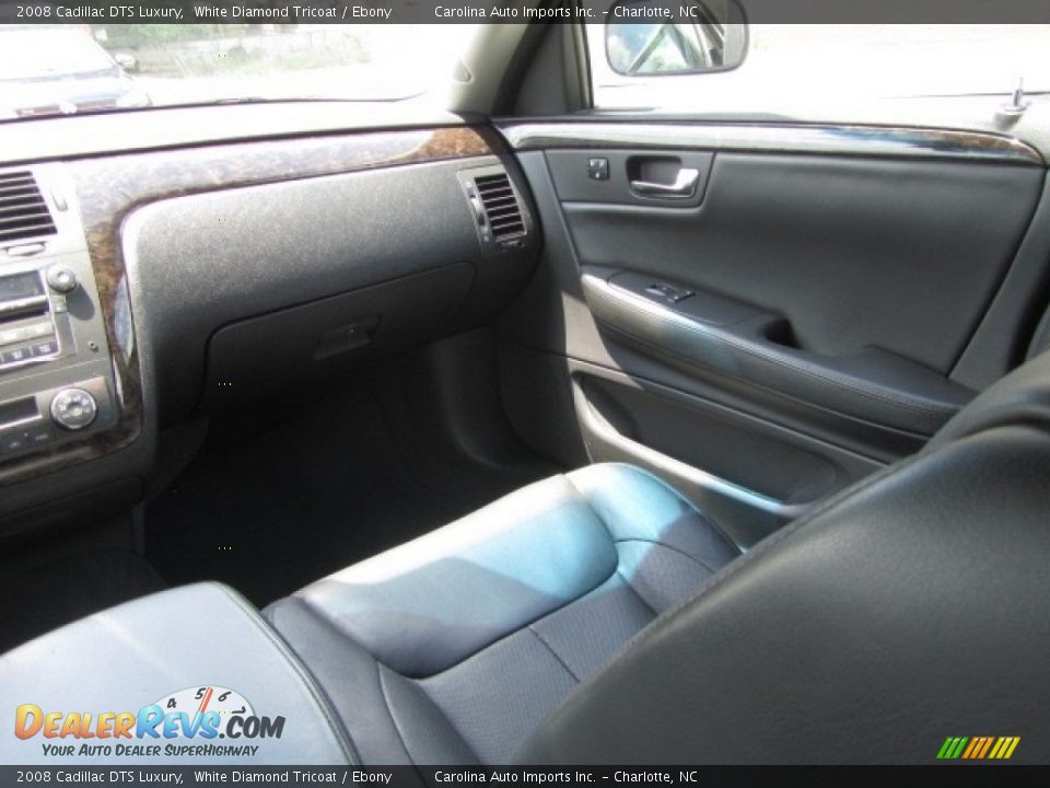 2008 Cadillac DTS Luxury White Diamond Tricoat / Ebony Photo #14
