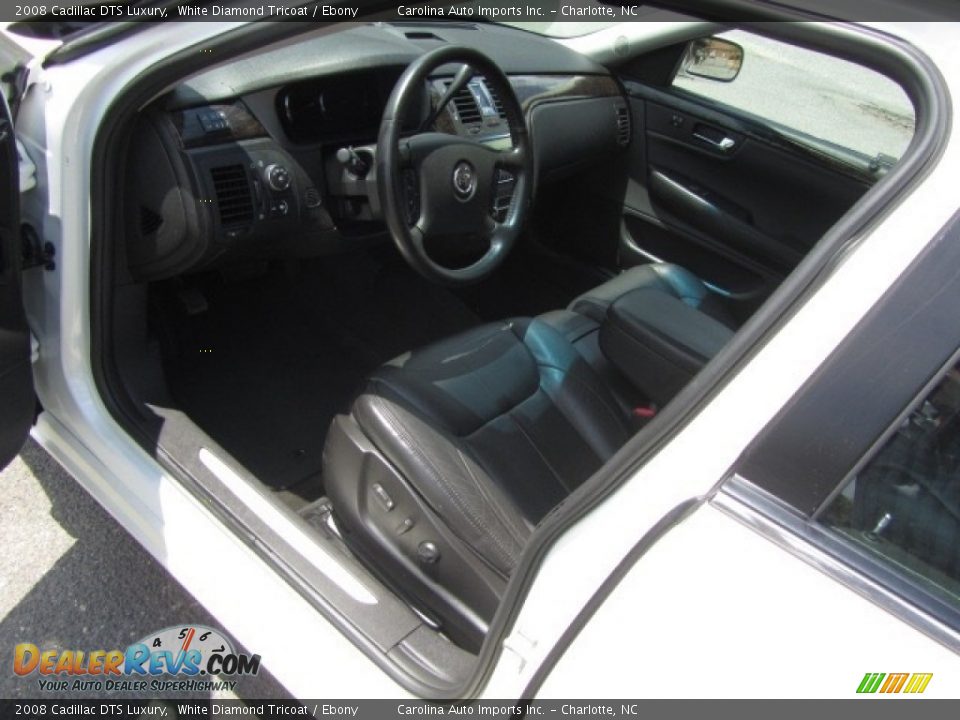 2008 Cadillac DTS Luxury White Diamond Tricoat / Ebony Photo #16