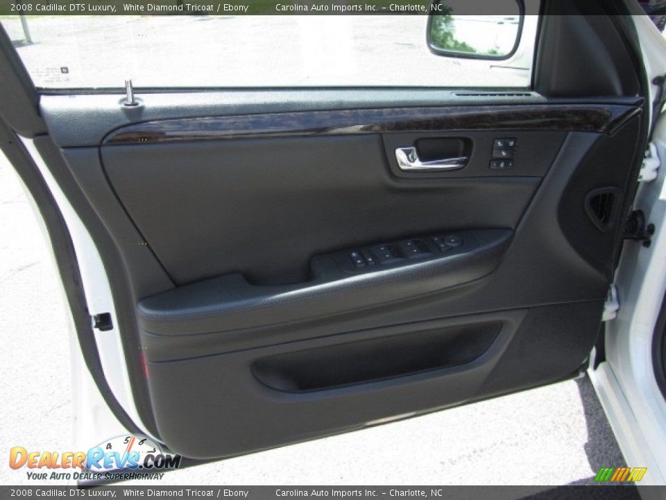 2008 Cadillac DTS Luxury White Diamond Tricoat / Ebony Photo #17
