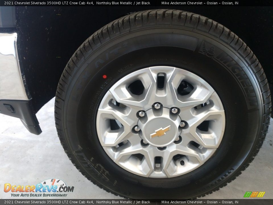 2021 Chevrolet Silverado 3500HD LTZ Crew Cab 4x4 Northsky Blue Metallic / Jet Black Photo #14
