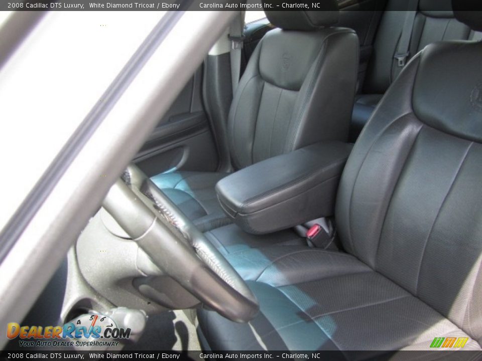 2008 Cadillac DTS Luxury White Diamond Tricoat / Ebony Photo #18
