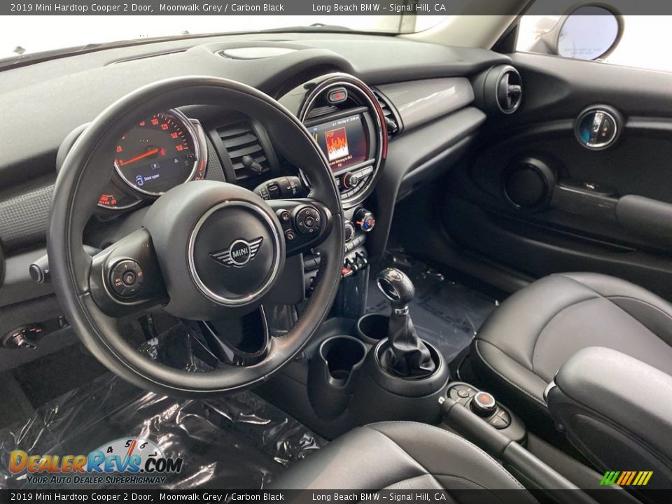 2019 Mini Hardtop Cooper 2 Door Moonwalk Grey / Carbon Black Photo #15