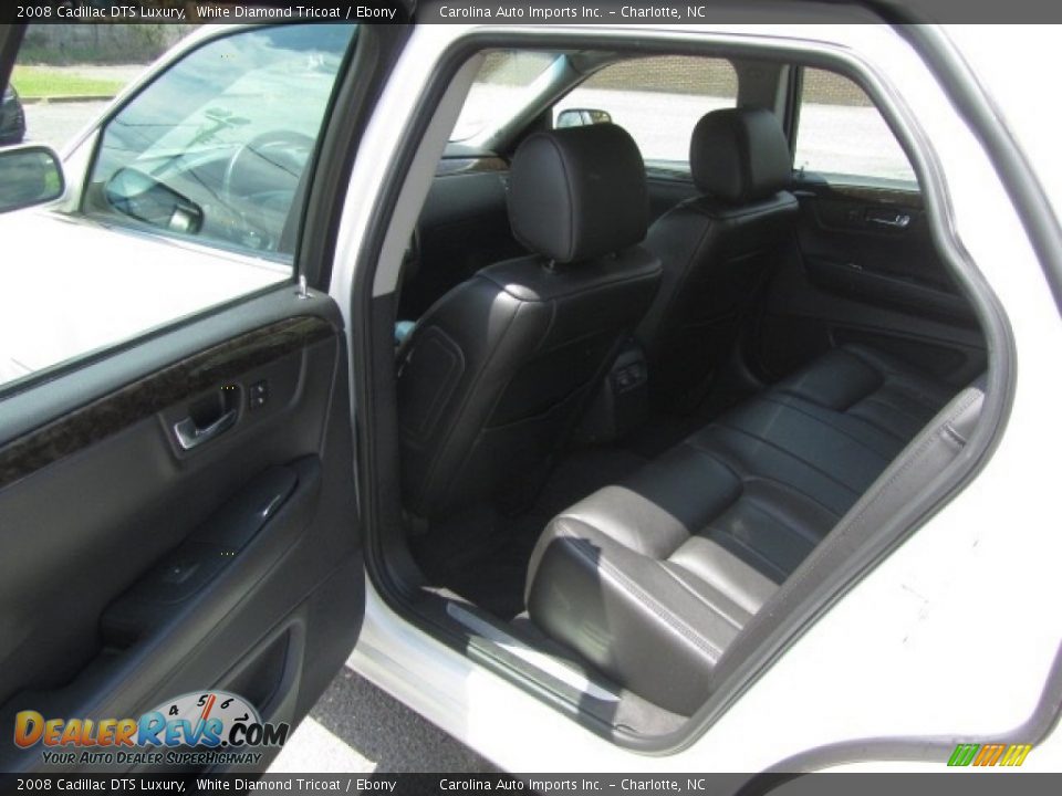 2008 Cadillac DTS Luxury White Diamond Tricoat / Ebony Photo #19
