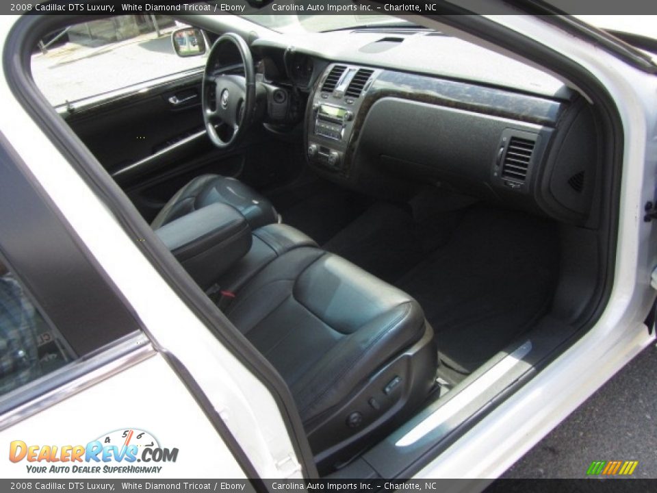 2008 Cadillac DTS Luxury White Diamond Tricoat / Ebony Photo #21