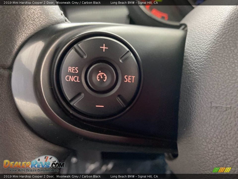 2019 Mini Hardtop Cooper 2 Door Moonwalk Grey / Carbon Black Photo #18