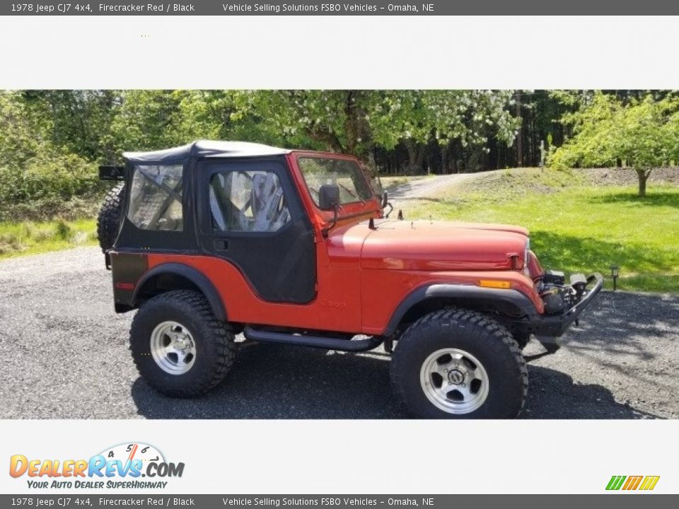 Firecracker Red 1978 Jeep CJ7 4x4 Photo #5