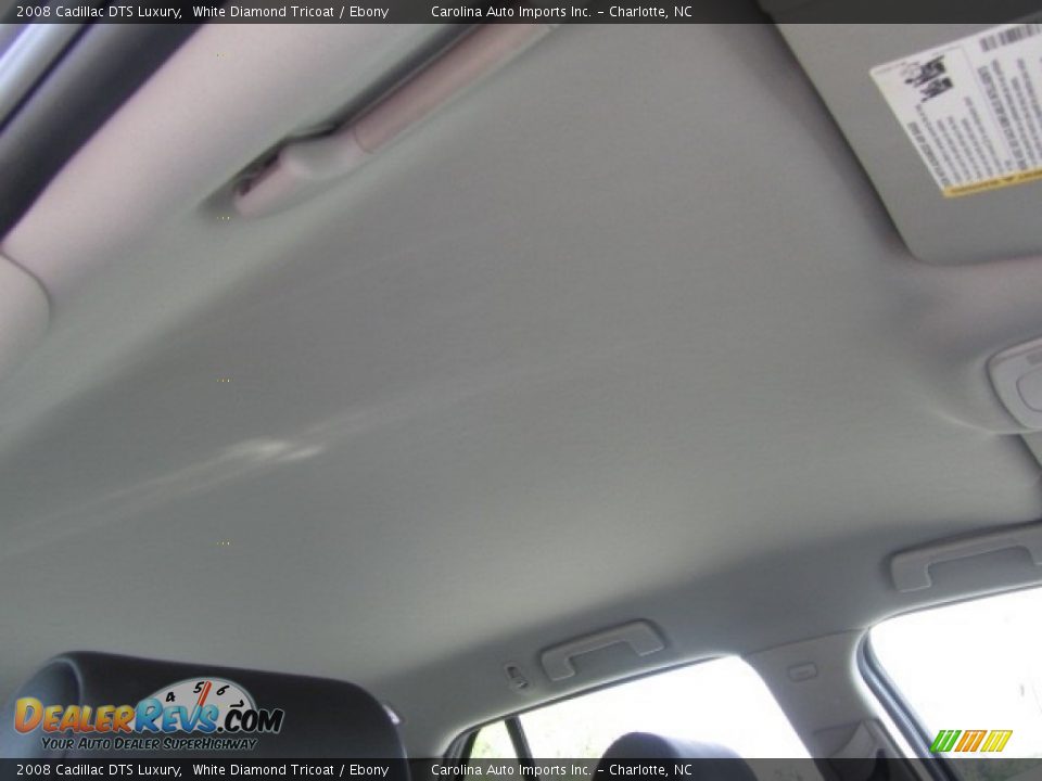 2008 Cadillac DTS Luxury White Diamond Tricoat / Ebony Photo #23