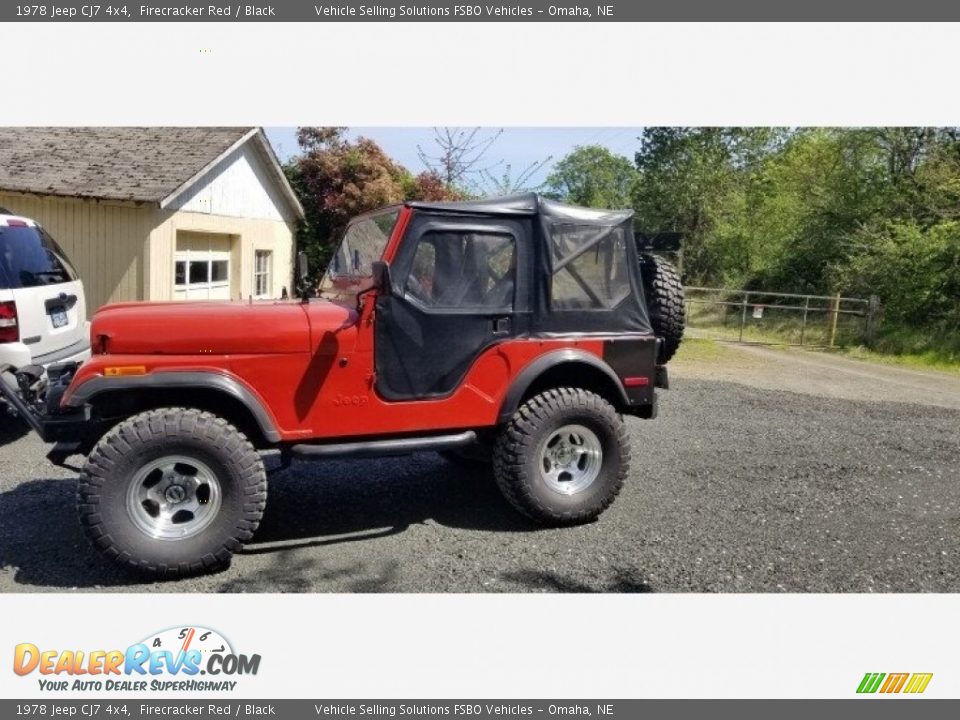 Firecracker Red 1978 Jeep CJ7 4x4 Photo #6