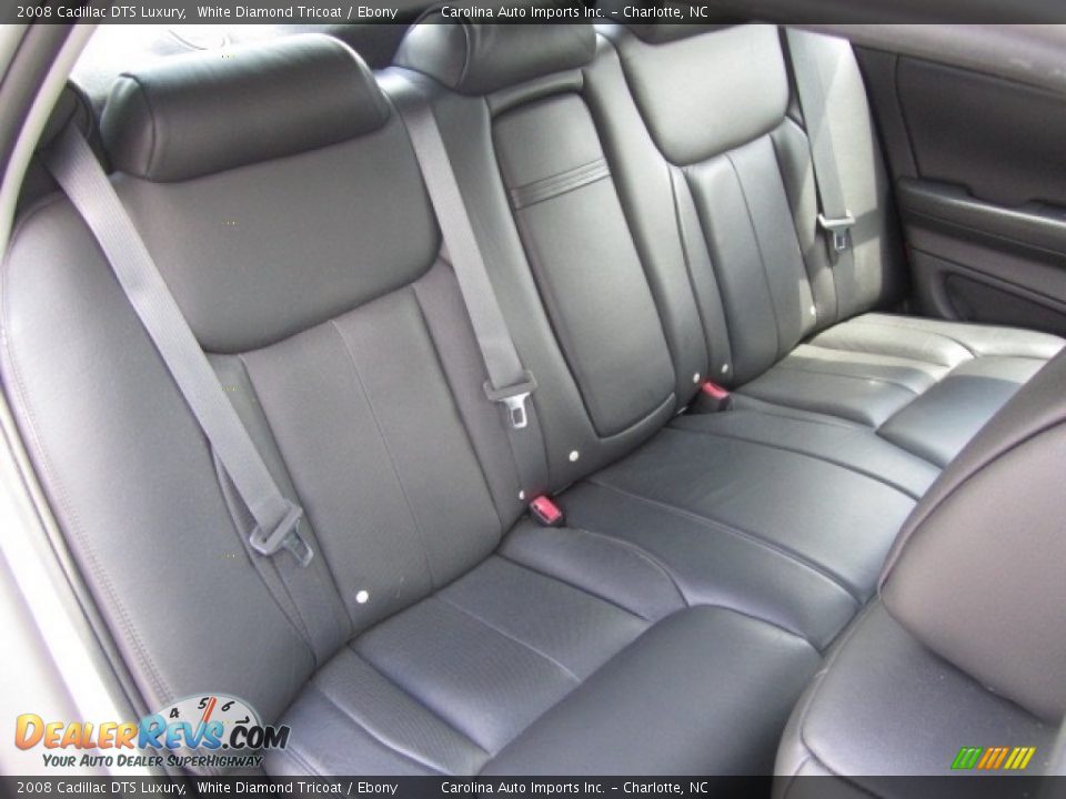 2008 Cadillac DTS Luxury White Diamond Tricoat / Ebony Photo #24