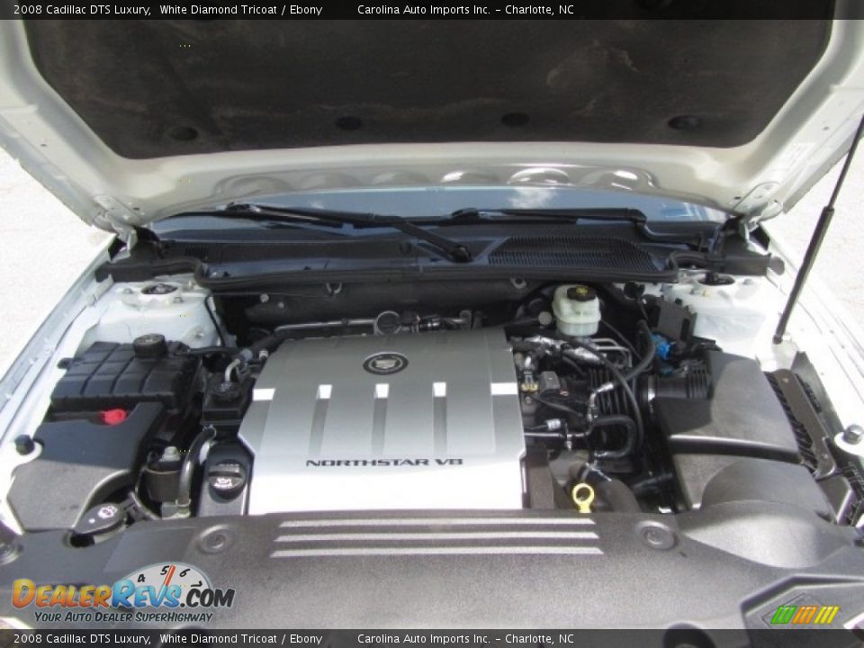 2008 Cadillac DTS Luxury White Diamond Tricoat / Ebony Photo #25