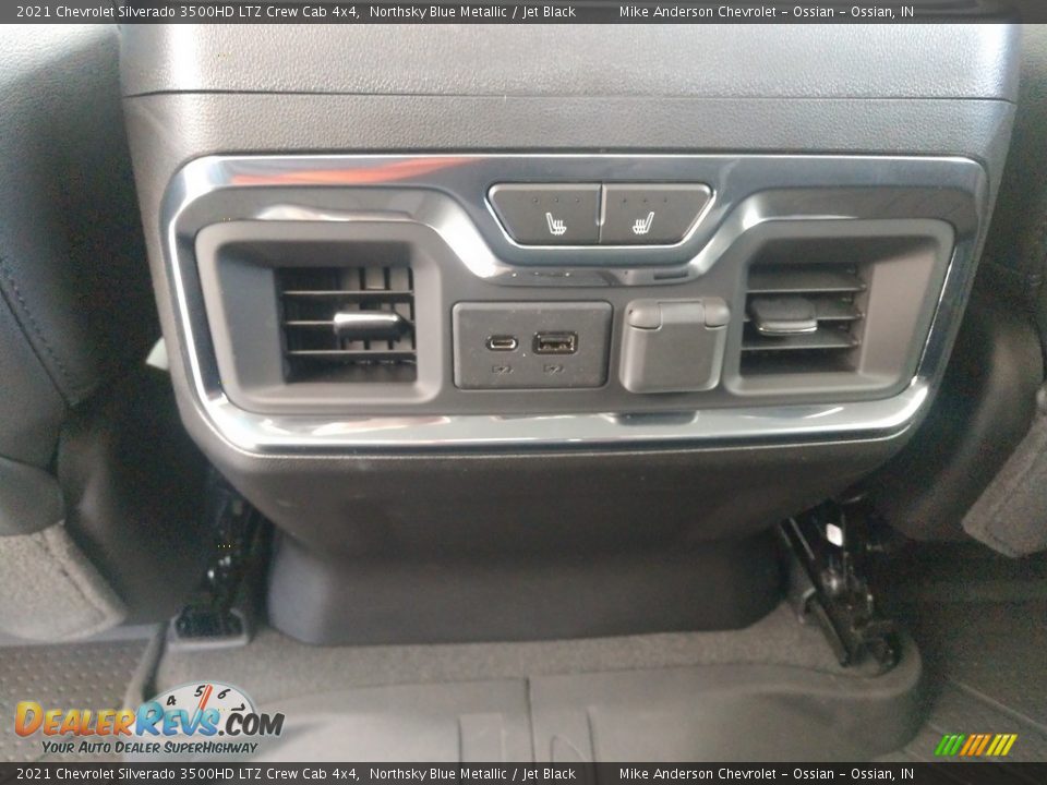 2021 Chevrolet Silverado 3500HD LTZ Crew Cab 4x4 Northsky Blue Metallic / Jet Black Photo #21