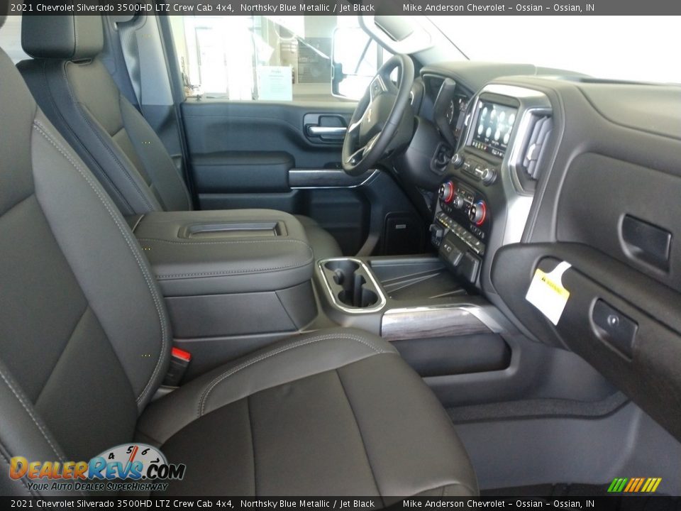 2021 Chevrolet Silverado 3500HD LTZ Crew Cab 4x4 Northsky Blue Metallic / Jet Black Photo #22