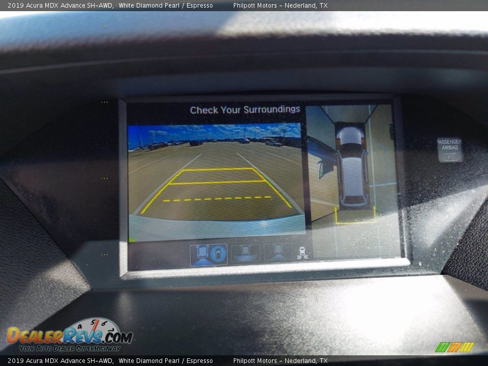 2019 Acura MDX Advance SH-AWD White Diamond Pearl / Espresso Photo #20