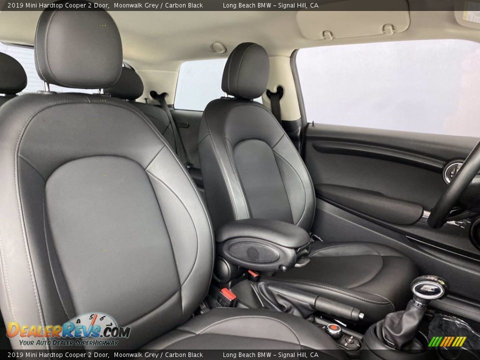 2019 Mini Hardtop Cooper 2 Door Moonwalk Grey / Carbon Black Photo #31