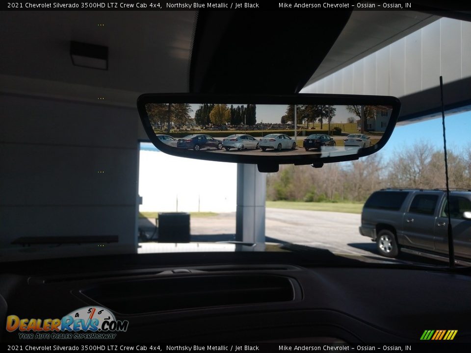 2021 Chevrolet Silverado 3500HD LTZ Crew Cab 4x4 Northsky Blue Metallic / Jet Black Photo #35