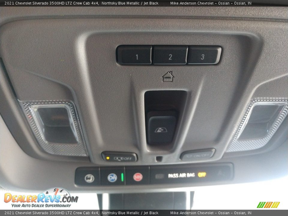 2021 Chevrolet Silverado 3500HD LTZ Crew Cab 4x4 Northsky Blue Metallic / Jet Black Photo #36