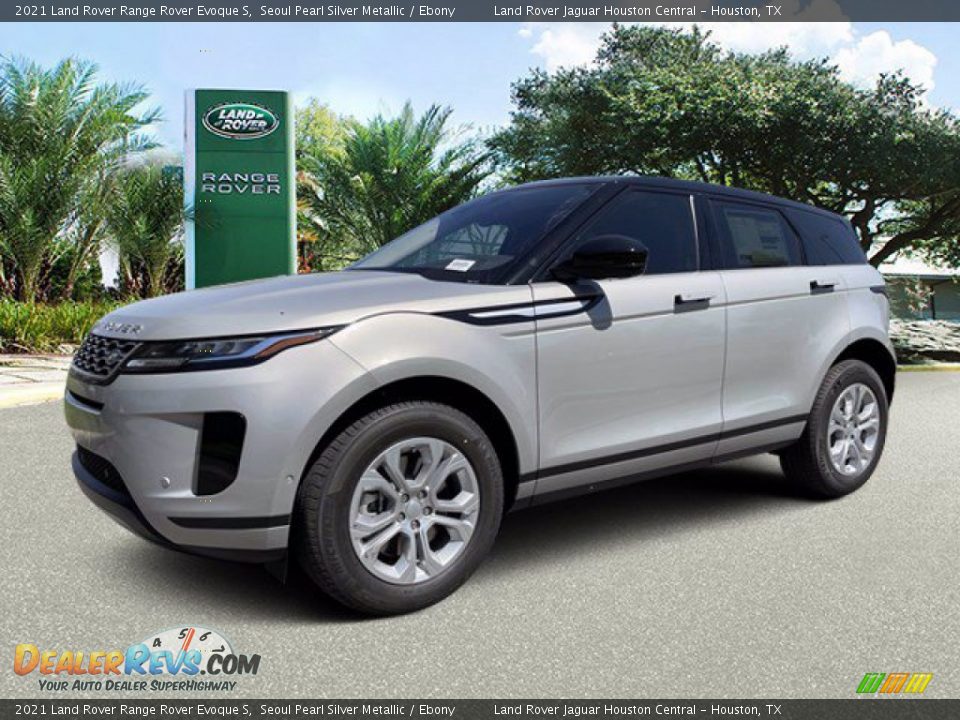 2021 Land Rover Range Rover Evoque S Seoul Pearl Silver Metallic / Ebony Photo #1