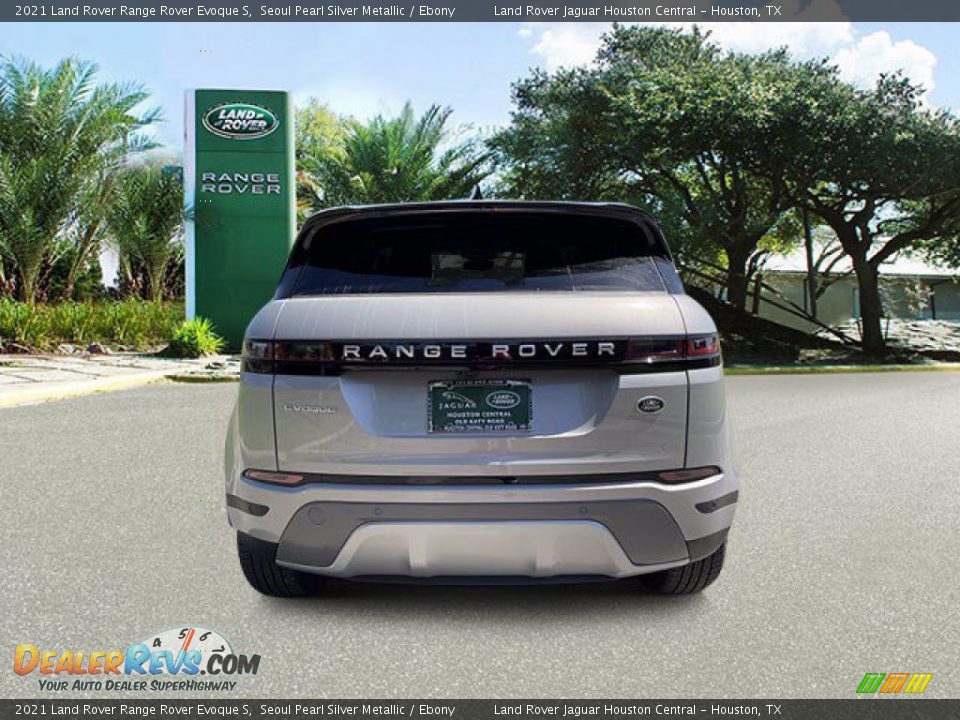 2021 Land Rover Range Rover Evoque S Seoul Pearl Silver Metallic / Ebony Photo #7