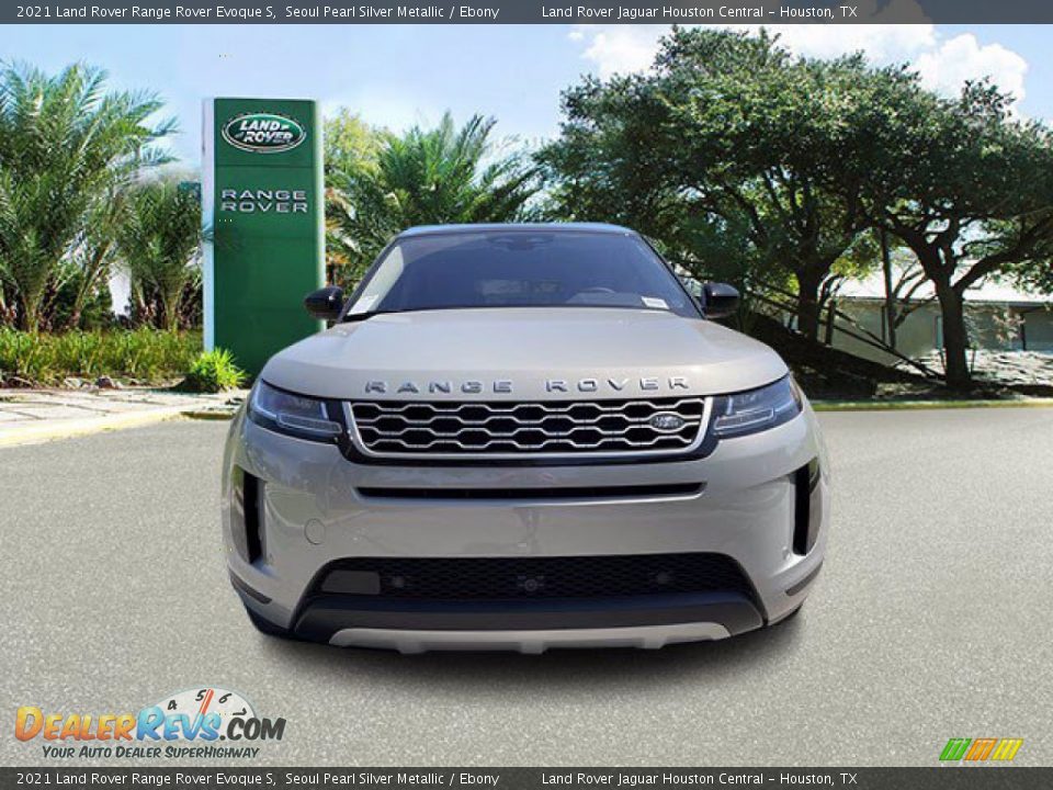 2021 Land Rover Range Rover Evoque S Seoul Pearl Silver Metallic / Ebony Photo #8