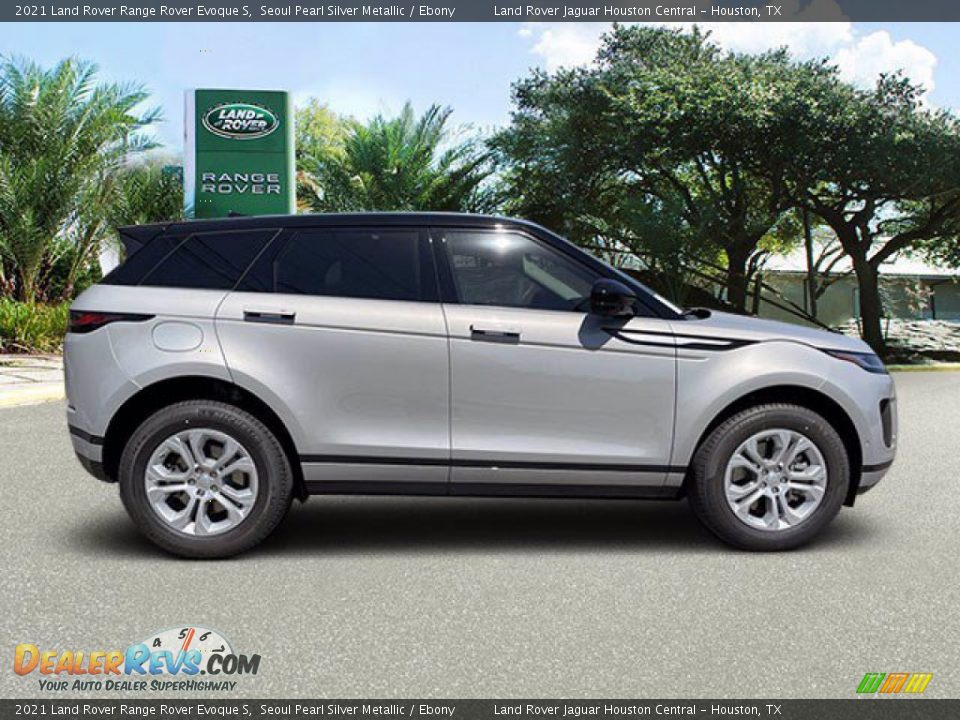 2021 Land Rover Range Rover Evoque S Seoul Pearl Silver Metallic / Ebony Photo #11