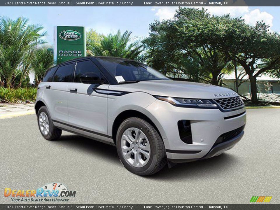2021 Land Rover Range Rover Evoque S Seoul Pearl Silver Metallic / Ebony Photo #12
