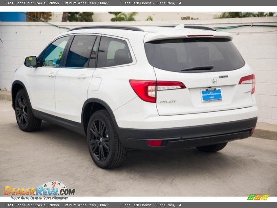 2021 Honda Pilot Special Edition Platinum White Pearl / Black Photo #2