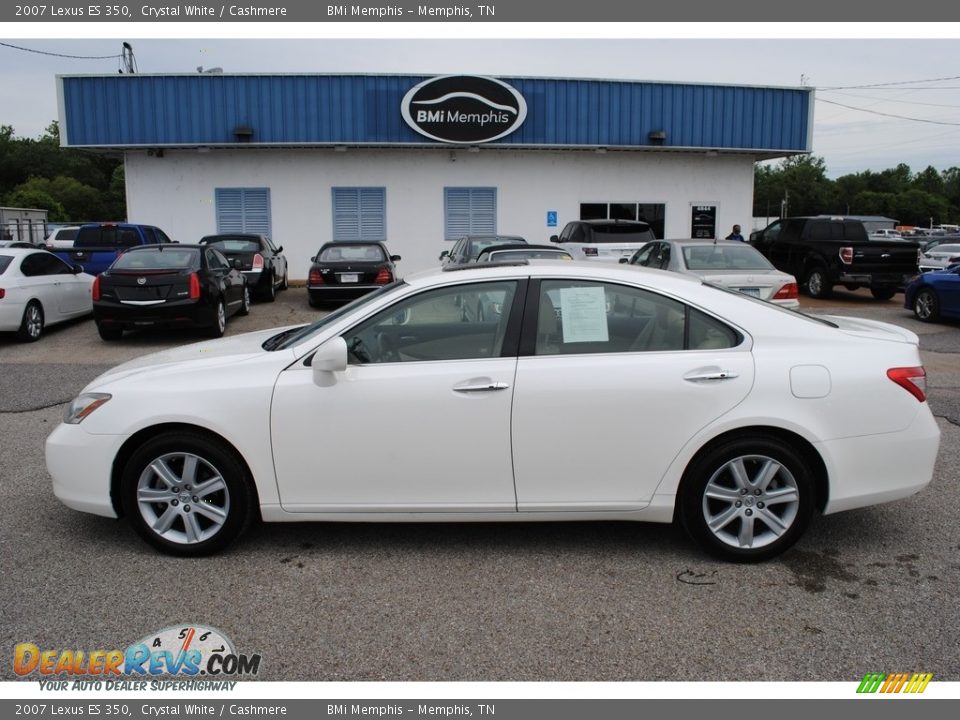 2007 Lexus ES 350 Crystal White / Cashmere Photo #2