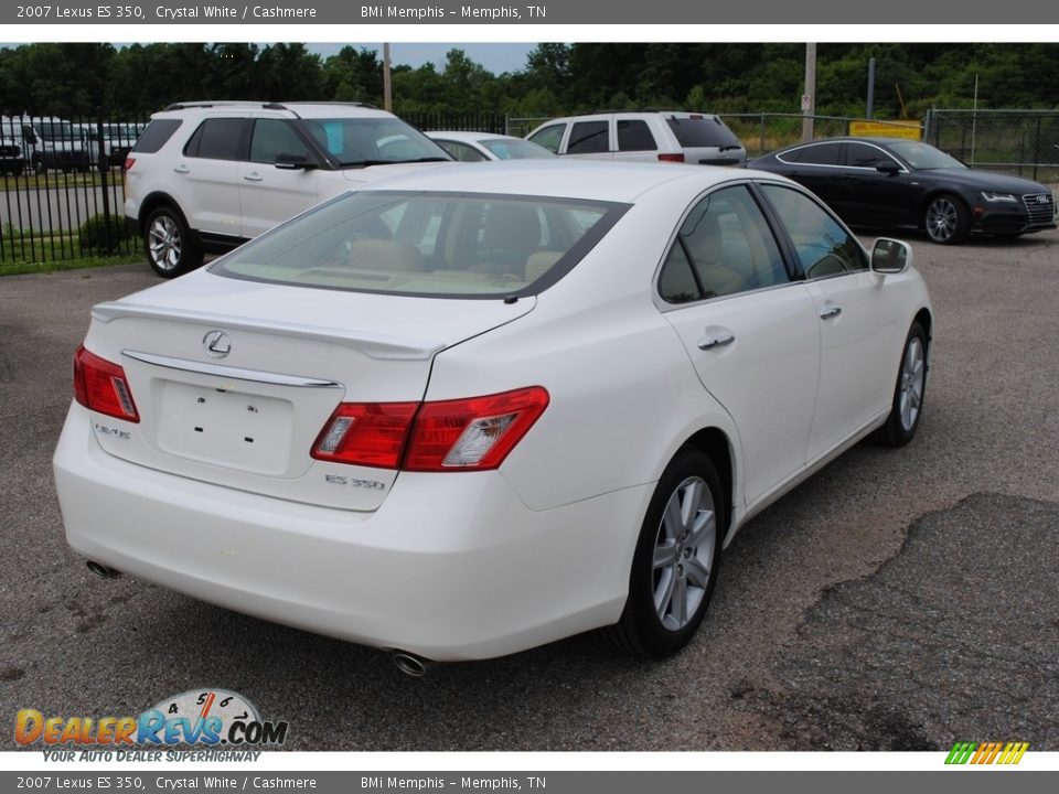 2007 Lexus ES 350 Crystal White / Cashmere Photo #5